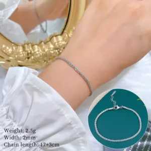 Qye213 Starry Bracelet / Steel Color