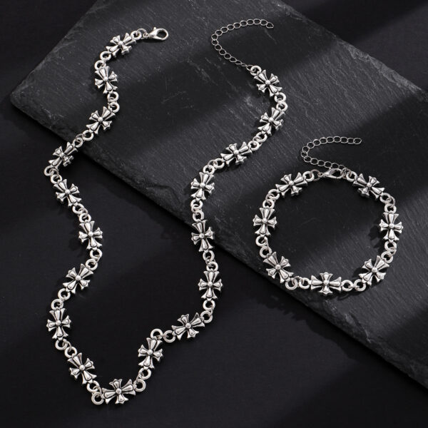 Wholesale Gothic Cross Men's Alloy Bracelet