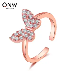 Wholesale Copper Butterfly Copper Rings