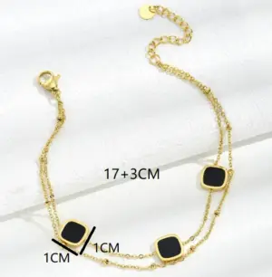 Wholesale PVD Coated Real Gold Plated 14K Gold Geometric 304 Stainless Steel Simple Style Waterproof Non Tarnish 304 Stainless Steel