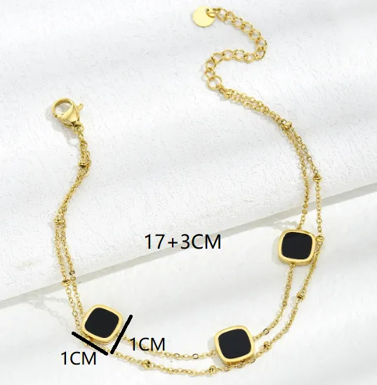 Wholesale PVD Coated Real Gold Plated 14K Gold Geometric 304 Stainless Steel Simple Style Waterproof Non Tarnish 304 Stainless Steel