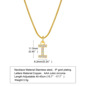 Gold / Letter I