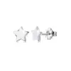Wholesale 1 Pair Simple Style Streetwear Commute Pentagram Moon Heart Shape 304 Stainless Steel Ear Studs