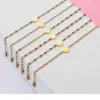 Simple Style Heart Shape Stainless Steel Plating Bracelets