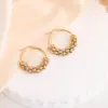 Wholesale 1 Pair Elegant French Style Circle 304 Stainless Steel Earrings