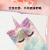 Wholesale Colorful Stereo Ears Unicorn Plush Cute Cartoon Girl Notebook