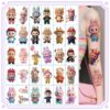 oly-030aee69e9c945bc92e79af08ff97109 Wholesale Labubu Tattoo Sticker Labubu Dopamine Cute Cartoon Girly Heart Christmas Waterproof Long-Lasting Tattoo Sticker