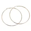 Wholesale 1 Pair Simple Style Circle Plating 304 Stainless Steel No Inlaid 18K Gold Plated Stainless Steel Earrings