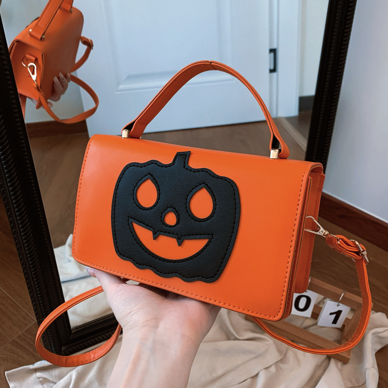 Wholesale Pumpkin Handbag Shoulder Crossbody Bag
