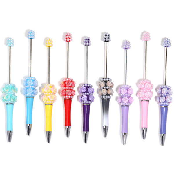 Wholesale Pearl bead pen candy color