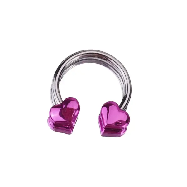 Wholesale Seamless Stainless Steel Butterfly Nose Ring Snake Dancer Earrings Love Design Zircon Inlaid Unisex Piercing Nose Pin