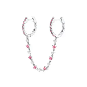 Pink Silver (Single Double Circle)