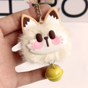 Beige lucky cat