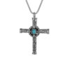 Wholesale Ins Style Necklace Men's Versatile Cross Sweater Chain Internet Celebrity Trendyy Aessories Titanium Steel Necklace