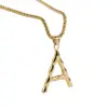 Wholesale Stainless Steel 18K Gold Plated Fashion Polishing Letter