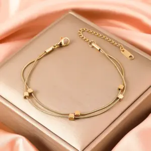 20# Double Layer Small Square/Gold