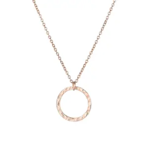 Wholesale PVD Coated 14K Gold Real Gold Plated Geometric Stainless Steel Fashion Waterproof Non Tarnish 304 Stainless Steel Necklace