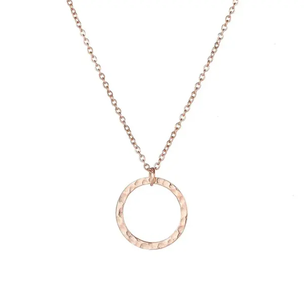 oly-0362fb9d5978729e79ca9ae2c3e27b16 Wholesale PVD Coated 14K Gold Real Gold Plated Geometric Stainless Steel Fashion Waterproof Non Tarnish 304 Stainless Steel Necklace
