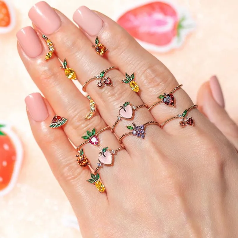 Wholesale Copper Plating Ft Artificial Gemstones Copper Rings