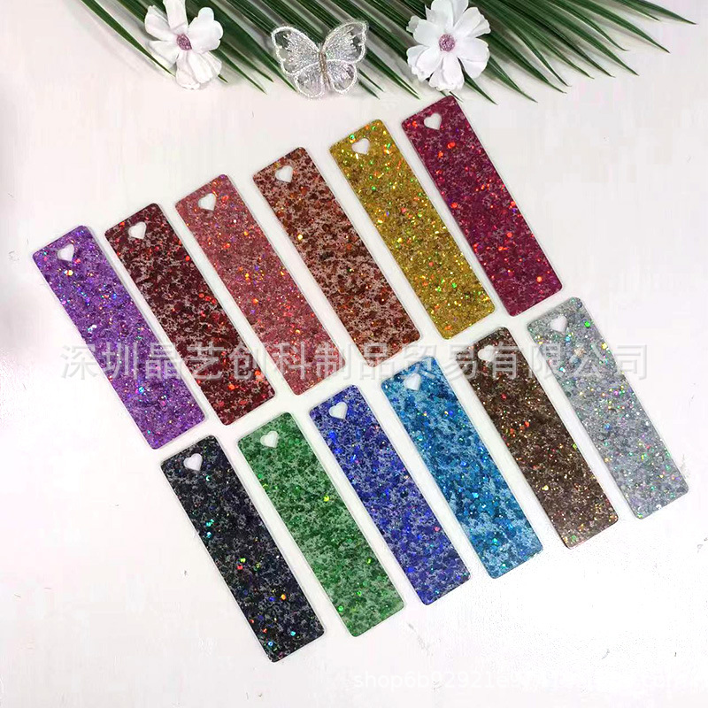 Wholesale Specializing in cross-border acrylic stickers, bookmarks, DIY pendants, ornaments, and identification cards - Starry Sky Series Crystal Art