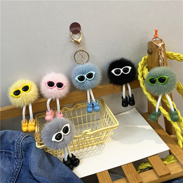 Wholesale Creative shoes key chain cute three-dimensional cartoon small briquettes doll bag pendant car key chain ornaments gift