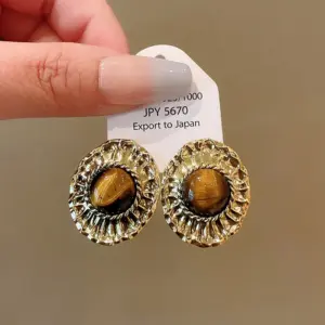 53# Silver Needle-Golden-Oval Tigereye