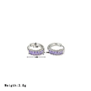 Steel Color -Purple Diamond