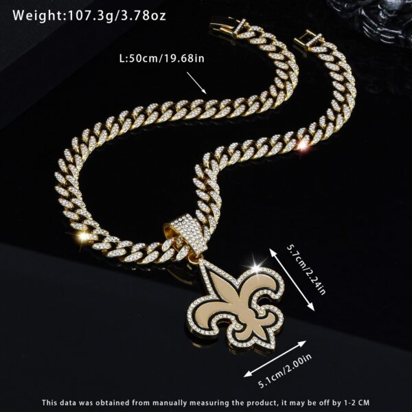 oly-03bd27982bc5c36ce877953ee0a32dca Wholesale Team Hip Hop Diamond Embossed Cuban Chain