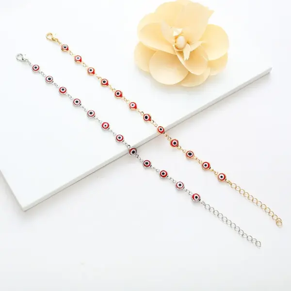Wholesale Fashion Devil's Eye Copper Bracelets In Bulk
