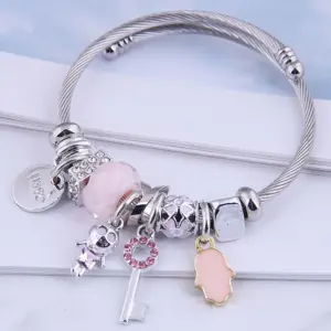 201 Stainless Steel 304 Stainless Steel Human Palm Key Electroplated Other White K Plated Novelty