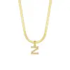 Wholesale Jewelry Letter 304 Stainless Steel Artificial Pearls 18K Gold Plated PVD Coated Plating Necklace