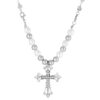 oly-03c2c10f0258be119d1825733a262188 Wholesale Full Diamond Cross Pearl Necklace Isn Style Hip-Hop Niche Stylish Punk Summer Jewelry Aessories