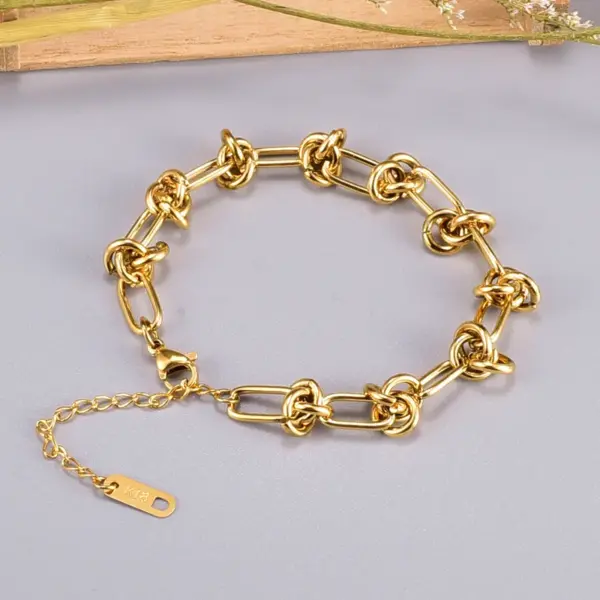 Wholesale Heart 304 Stainless Steel Titanium Steel Waterproof Non Tarnish No Inlaid PVD Coated Real Gold Plated 18K Gold Women'S Anklet
