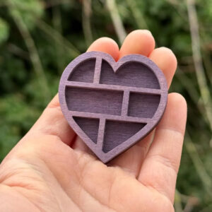 Heart shape (purple)