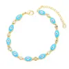 Wholesale Boho Style Evil Eye Bracelet Color Dripping Eye Copper Bracelet Female Wholesale