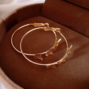 133# Silver Needle-Gold-Butterfly