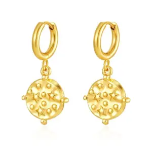 Golden Star Plate Ear Clip MS-691