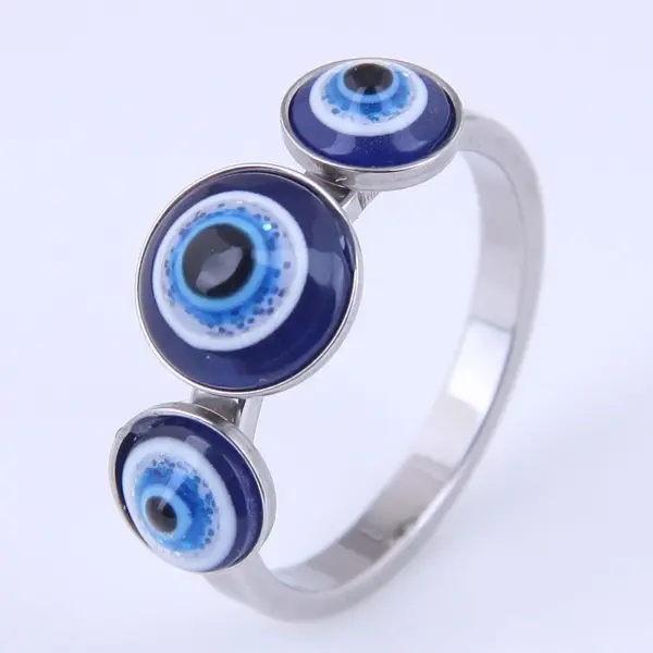 Wholesale 304 Stainless Steel Stainless Steel Eye Electroplated Golden Plated Fashion