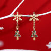 Wholesale Christmas Collection Asymmetrical Earrings