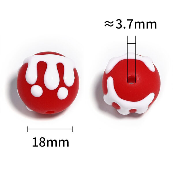 Wholesale Cartoon Hand-Painted Beads DIY Acrylic Beads