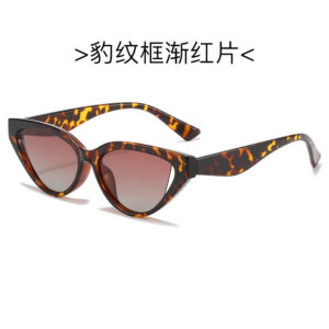 Figure (polarized) / Leopard-print frame reddish