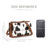 oly-03f75720fafb9f941556ea85957de612 Wholesale in stock Retro Solid Color Dairy Pattern All-match Shoulder Bag Crossbody Bag Mobile Phone Bag Card Slot Adjustable