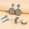 oly-03f78ae7dadd2c06fef2d2707495814d Wholesale Vintage Earrings 3 Pair Set Western Style