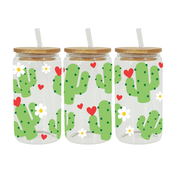 Wholesale Cartoon printing heat 16oz Cup UV DTF Wraps