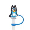 oly-0429fda99898b0ba31de95e614d58533 Wholesale Cute Cartoon Brue Puppy Straw Cap Silicone Straw Dust Cover Party Decoration Personalized Drink Straw Stopper