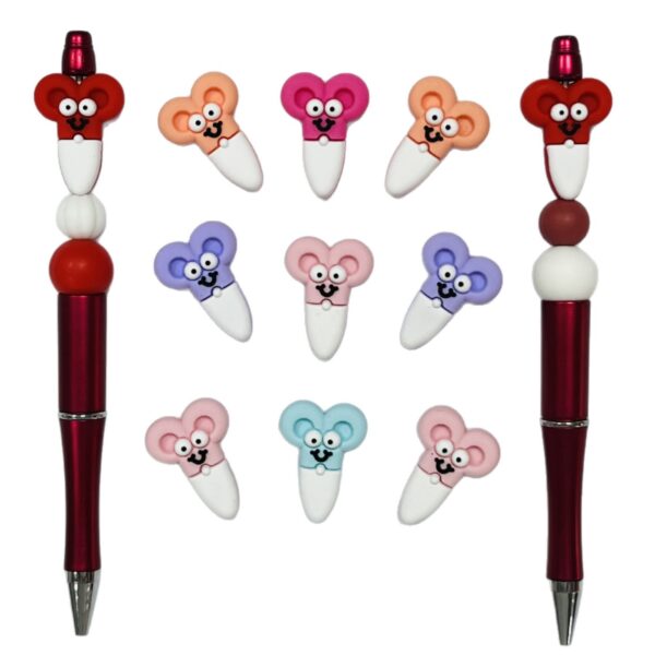 oly-042e16f267bfba36cc6a1562c29a8a95 Wholesale Hot-selling cross-border e-liquid 3D jewelry beads, food-grade baby teething beads, DIY pacifier chain accessories