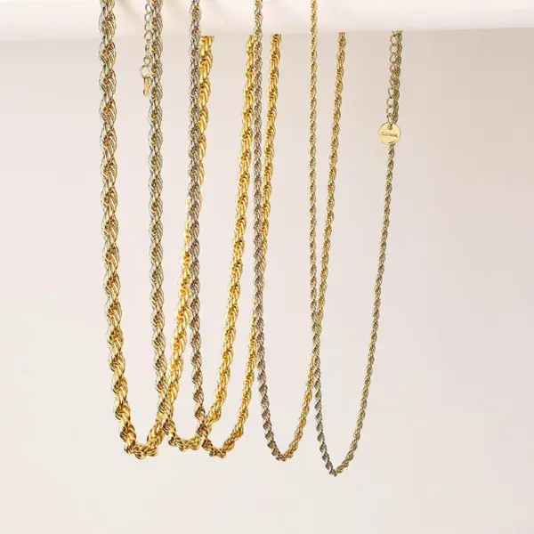 Wholesale Stainless Steel IG Style Simple Style Plating Solid Color Necklace