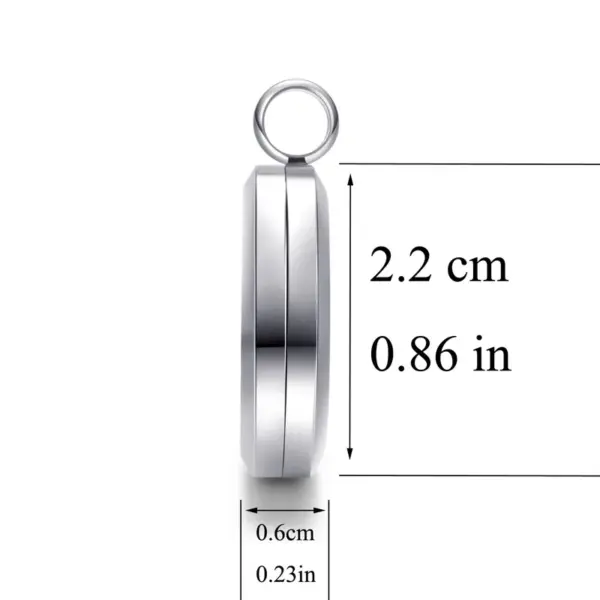 Wholesale Jewelry Casual Simple Style Life Tree 304 Stainless Steel Polishing Pendant Necklace Locket Necklace Box Chain