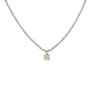 Stainless Steel 18K Gold Plated Simple Style Plating Letter Pendant Necklace