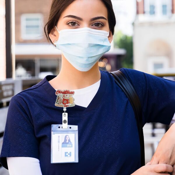 Wholesale Christmas Doctor Pull-Out Nurse Badge Scroll